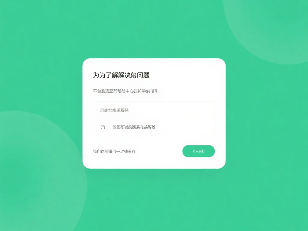 为了解决这一问题，平台通常会在官网底部或帮助中心提